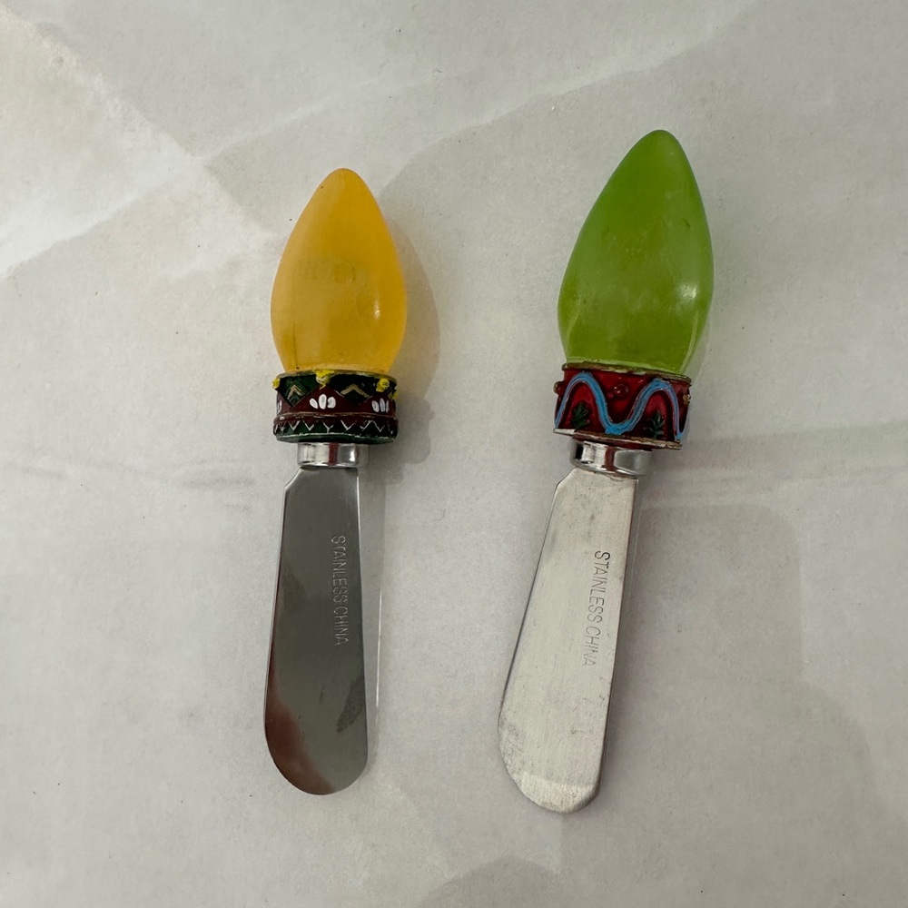 Vintage 1999 Stainless Christmas Light Holiday Spreaders